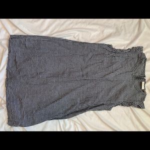 Gingham shift dress